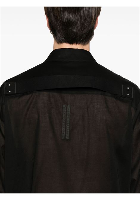 Black Jumbo Fogpocket shirt Rick owens - men RICK OWENS | RU01E5240CV09